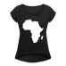 Women's T-Shirt with rolled up sleeves